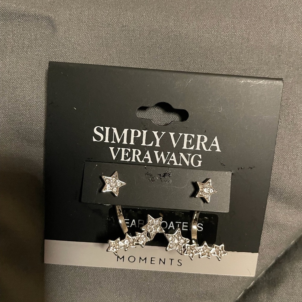 Vera Wang floating earrings